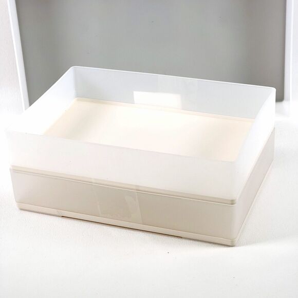 7 Pieces Storage Tray Organizer Set From Target Gray Plastic Brand New - Picture 4 of 11